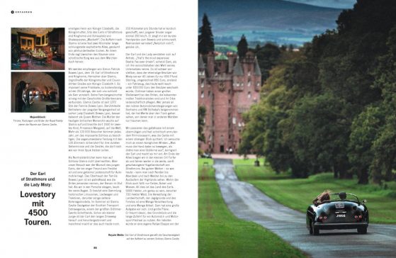 Glasmis Castle Earl of Strathmore Sam Bowes Lyon Lena Siep Autorin Christophorus Porsche Schottland